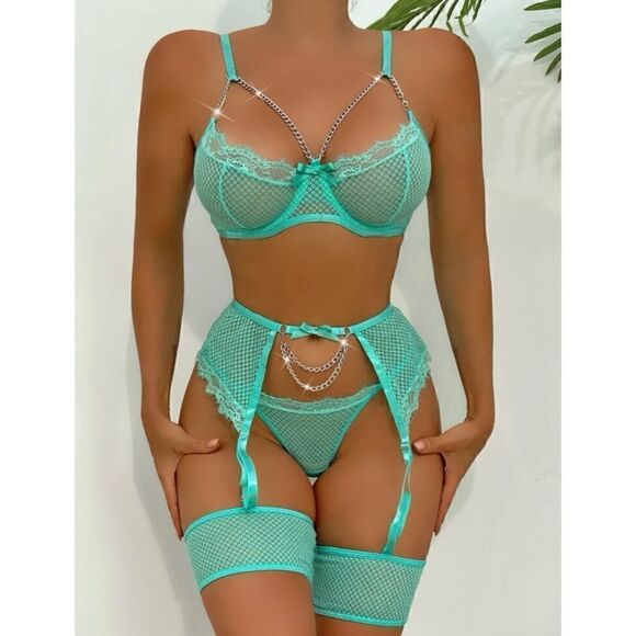 Sexy Sheer Lingerie Set  - Picture 5 of 7